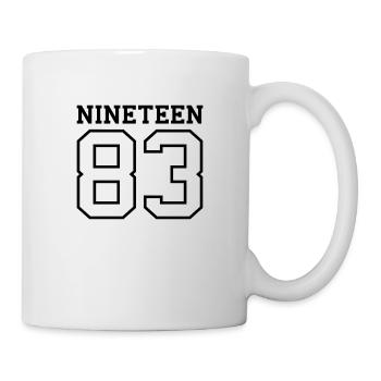 1983 - Mug blanc - blanc - Droite