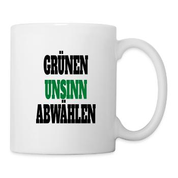 Witze Grüne Die Grünen Habeck Baerbock Partei - Tasse - Weiß - Rechts