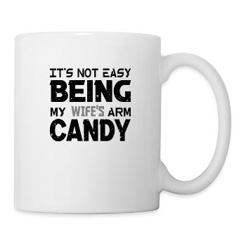 Es ist nicht leicht, meine Frau zu sein. - Tasse - Weiß - Rechts