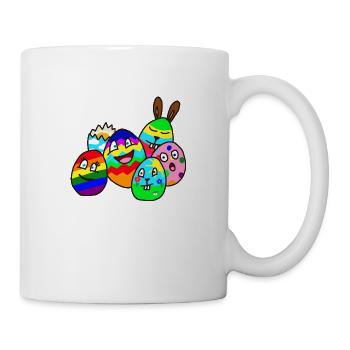 colorful Easter design - Mug - white - Right