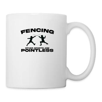 fencing, martial arts, fencing - Mug - white - Right