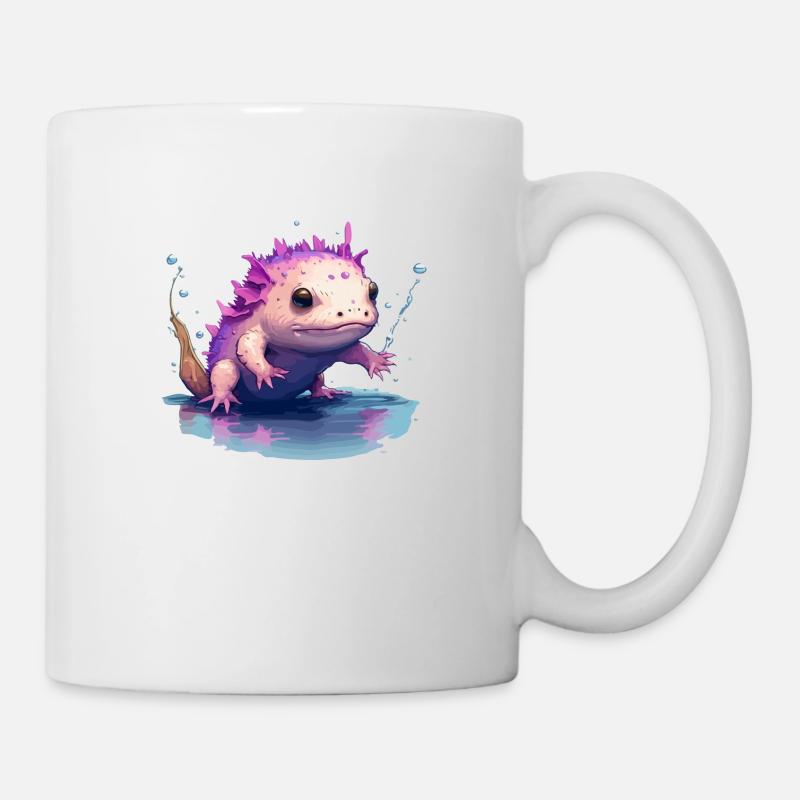 Axolotl - Tasse - Weiß