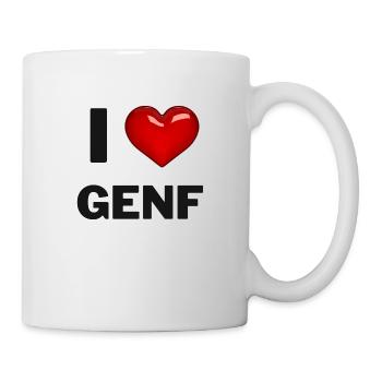 J’aime Genève - Mug blanc - blanc - Droite