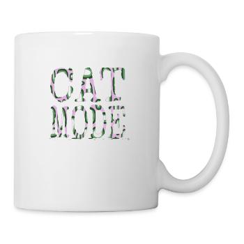 Cat Humor Anniversary Big Cat Cat Bow Tie - Mug - white - Right