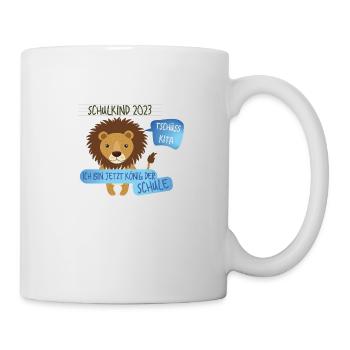 Tschüß Kita - Schulkind - Tasse - Weiß - Rechts