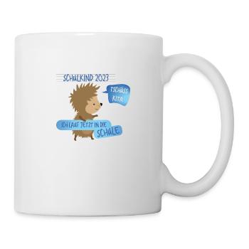 Tschüß Kita - Schulkind - Tasse - Weiß - Rechts
