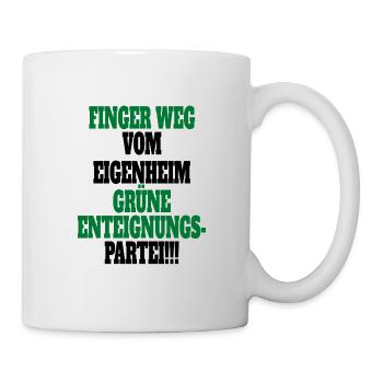 Witze Grüne Die Grünen Habeck Baerbock Partei - Tasse - Weiß - Rechts