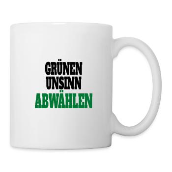 Witze Grüne Die Grünen Habeck Baerbock Partei - Tasse - Weiß - Rechts