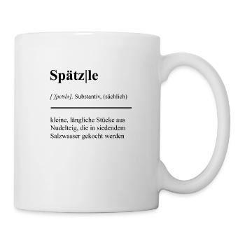 Spätzle-Saga: Schwäbisch köstlich! Duden - Tasse - Weiß - Rechts
