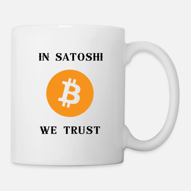 Chez Satoshi We Trust - Mug blanc - blanc