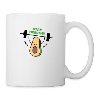 STAY HEALTHY - Tasse - Weiß - Rechts