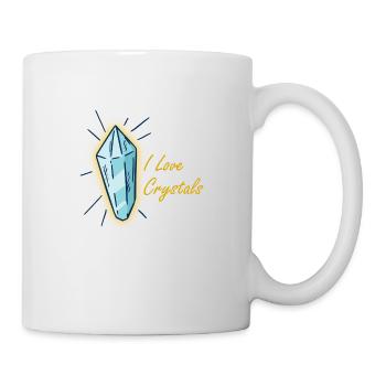 J’adore les cristaux - Mug blanc - blanc - Droite