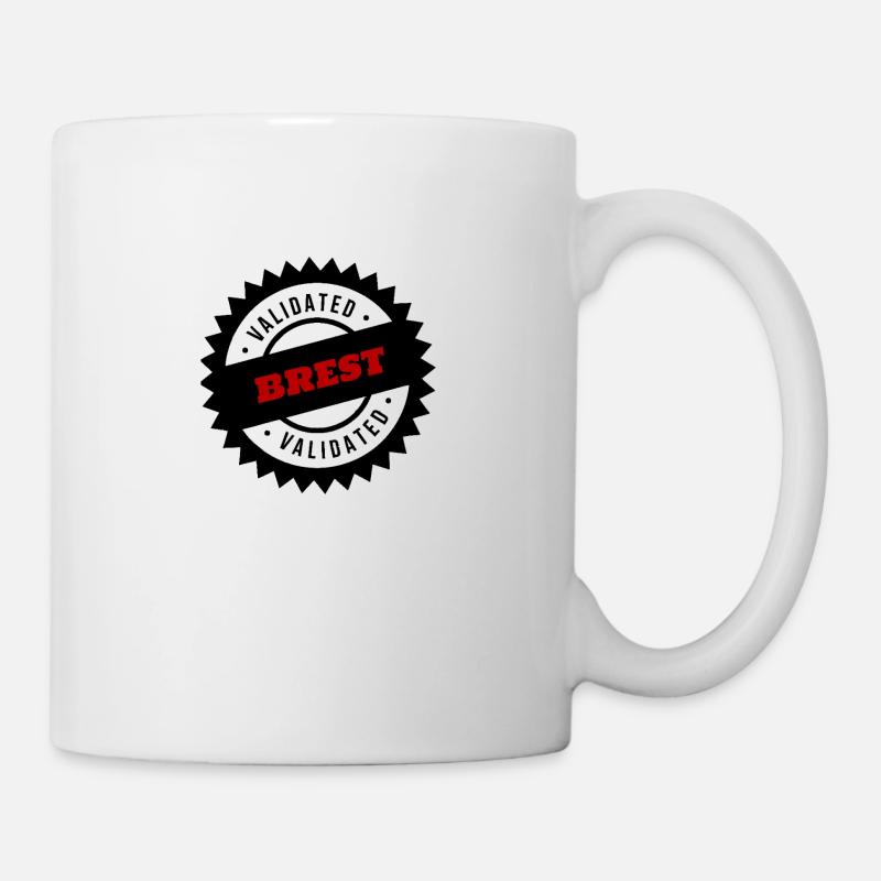 BREST VALIDER - Mug blanc - blanc