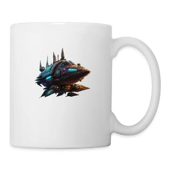 Spaceship - Tasse - Weiß - Rechts