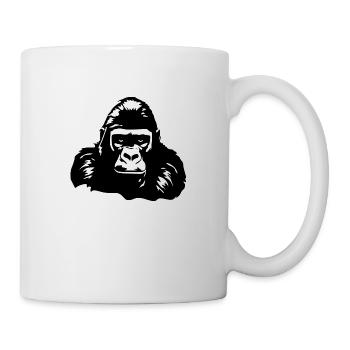 Gorille - Mug blanc - blanc - Droite