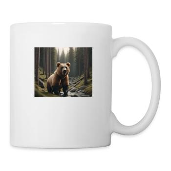 Bear ours - Mug blanc - blanc - Droite