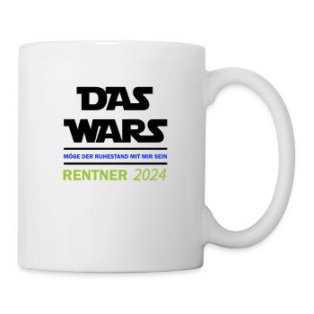 das wars rentner 2024 - Tasse - Weiß - Rechts