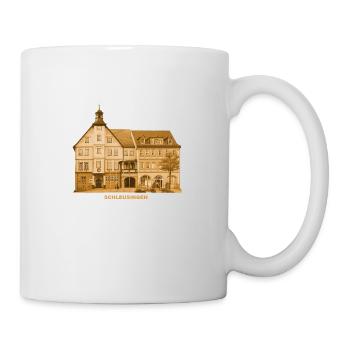 Hôtel de ville de Schleusingen Hildburghausen Thuringe - Mug blanc - blanc - Droite