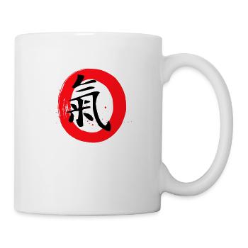 Cercle de signes Qigong - Mug blanc - blanc - Droite