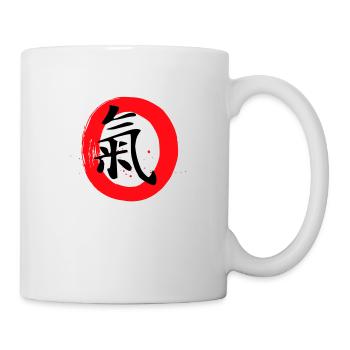 Cercle de signes Qigong - Mug blanc - blanc - Droite