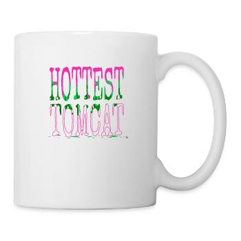 persan chat persan heureux dictons drôles - Mug blanc - blanc - Droite