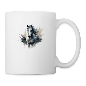 Horse Village Kids & Rider Equestrian Fans Gift - Mug - white - Right