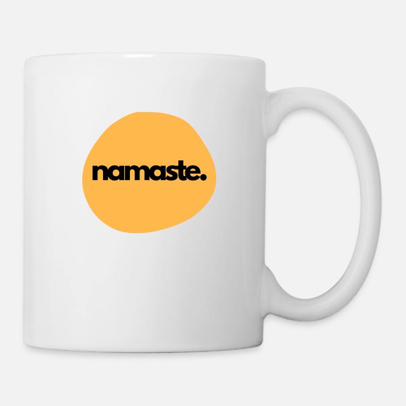 Namaste - Tasse - Weiß