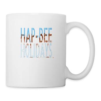 animal welfare beard present bee keeper - Tasse - Weiß - Rechts
