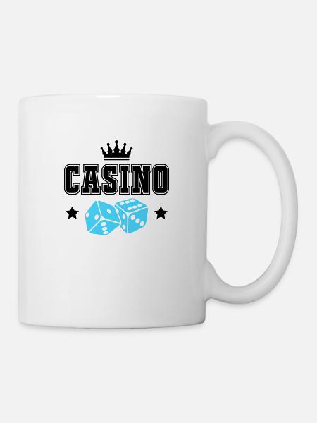 casino - Tasse - Weiß