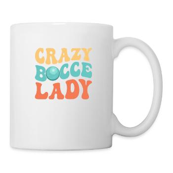 Joueur d’équipe Crazy Bocce Lady Petangue - Mug blanc - blanc - Droite