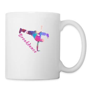 Dancing, Dancer, Breakdance, Gymnastics - Mug - white - Right
