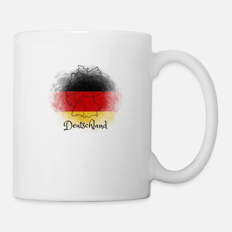 I love Germany - Map of Germany - Mug - white