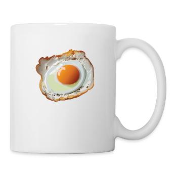 Spiegelei - Tasse - Weiß - Rechts