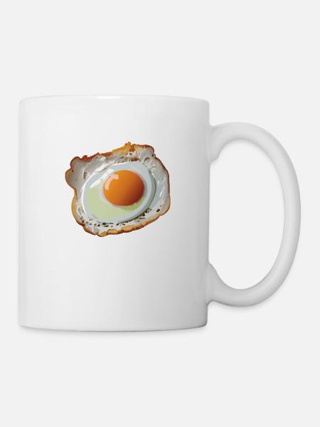 Spiegelei - Tasse - Weiß