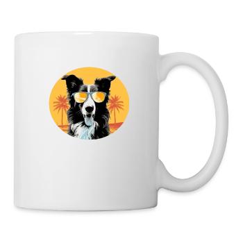 Border Collie - Mug blanc - blanc - Droite