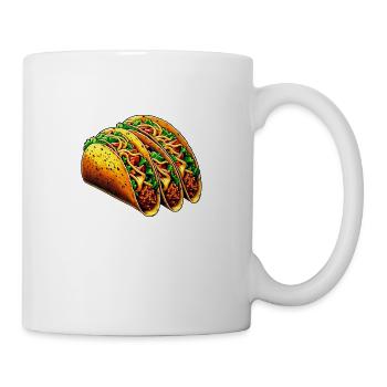 Taco - Tasse - Weiß - Rechts