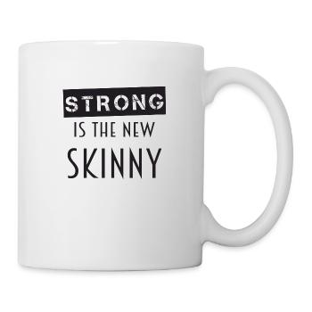 Strong est le nouveau maigre - Mug blanc - blanc - Droite
