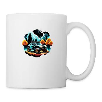 quad et tout terrain - Mug blanc - blanc - Droite