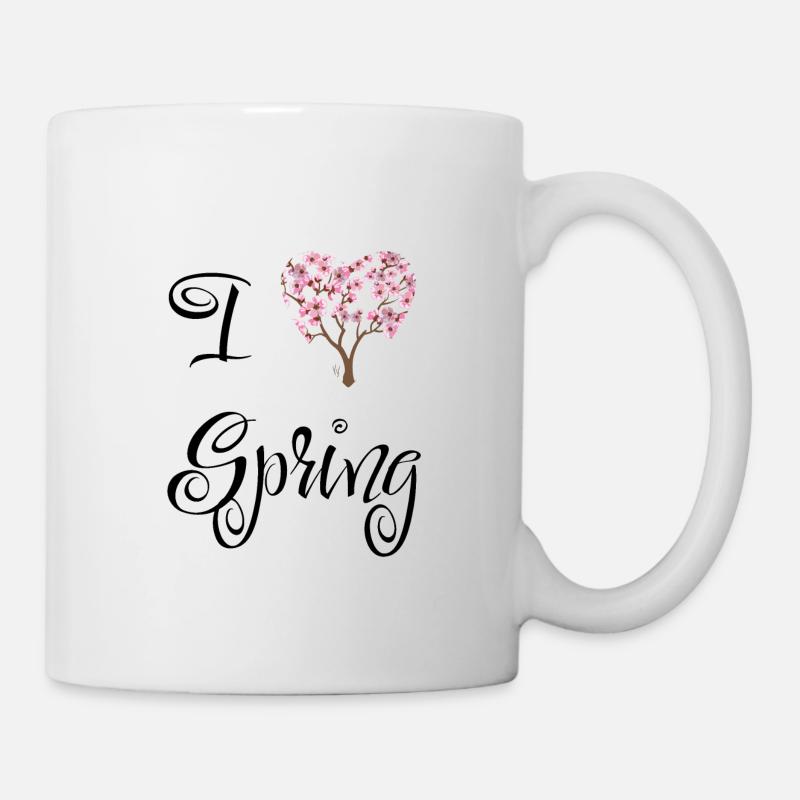 Spring | Spring | Tree | Flowers | Sunshine - Mug - white