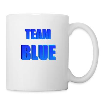 Team Blau - Tasse - Weiß - Rechts