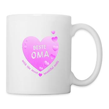 beste Oma - Tasse - Weiß - Rechts
