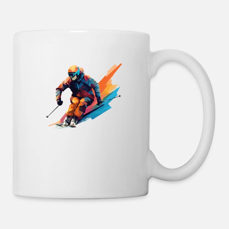 Conception des skis - Mug blanc - blanc