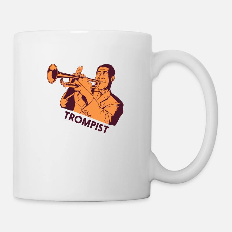Trompist - Tasse - Weiß