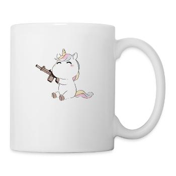 petite licorne fun et mignone - Mug blanc - blanc - Droite