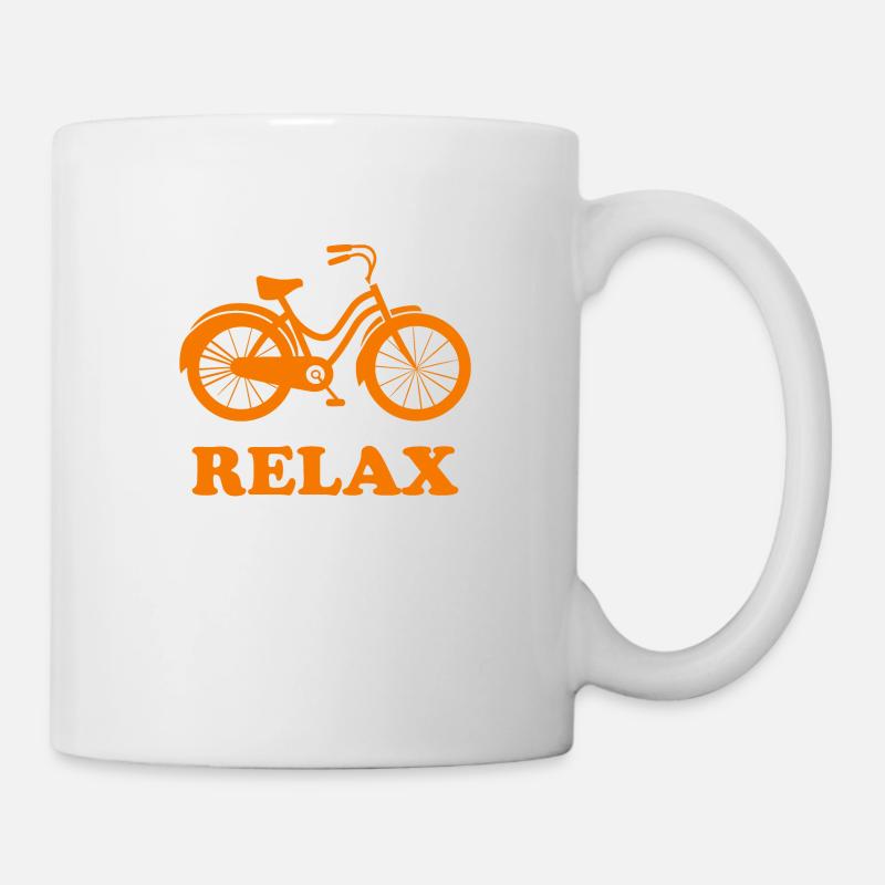 Relax - Conception de vélos - Mug blanc - blanc
