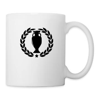 pokal kranz - Tasse - Weiß - Rechts