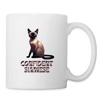 Siamese cat lover - Mug - white - Right