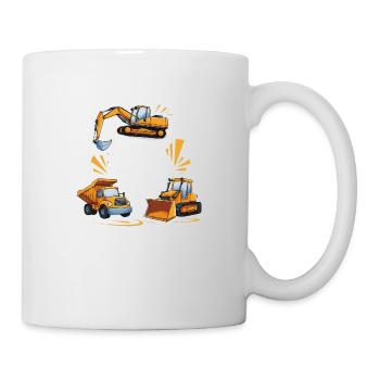Chantier - 5 ans - 5ème anniversaire - Mug blanc - blanc - Droite