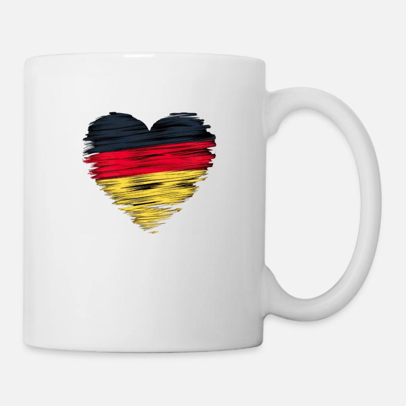 DEUTSCH - Tasse - Weiß