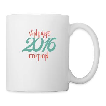 Jahrgang 2016 Ausgabe - Tasse - Weiß - Rechts